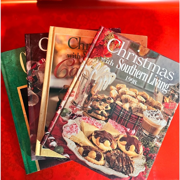 Christmas with Southern Living 1994, 1996, 1997, and 1998 cookbooks - Picture 1 of 8